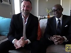 Kinky teen 18+ gobbles long black shlong