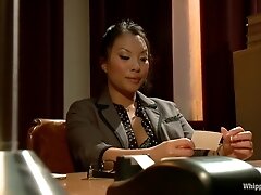Asa Akira submits to a woman for the very first time!