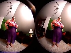 Sharon's Hot Strip Leaves Nithing To Your Imagination - Bbw Gilf