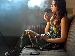 Incredible amateur Smoking, Softcore sex clip