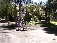 Amazons tickle female explorer's soles!