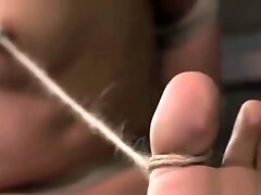 Pussy spreaded slut getting TT NT treatment