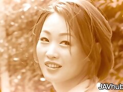 Ayumi is a super slut ready to become a part of the adult industry