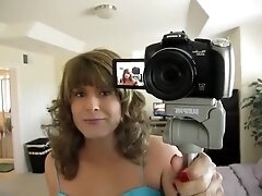 Fabulous amateur shemale scene with Cumshot, Solo scenes