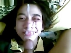 Cum on Face Beautiful Girl With Nice Boobs