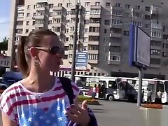 Hot Babe Gets Double Penetrated Publicly