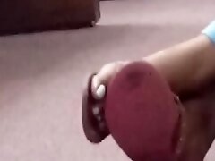 My Friend Candid Beautiful Ebony Feet in Church 8