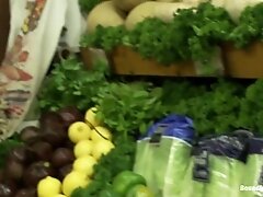 Studly shoplifter gets an eggplant up his ass and a face full of cum a