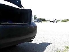 Exhibition fat cock on the beach