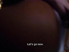 LAW4k. Guard uses big boobs, mouth, and pussy of debtor's GF Chloe Lamur