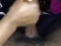 Ebony handjob with valuable cumshot