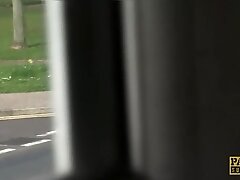 Luscious subslut Kimmie Foxx analled with lust and fed cum