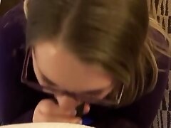 Mama found a nice black cock to suck on