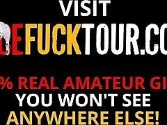 Curvy whore invites to her slum room for ROUGH deep throat