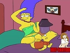 Cartoon Porn Simpsons porn Marge fuck his Step son Bart