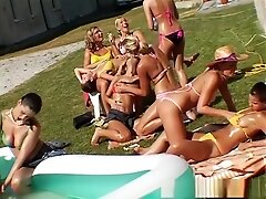 Fabulous pornstars Tera Joy, Christina Lee and Barbara Summer in exotic brunette, strapon xxx video