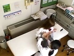 Beautiful Oriental Babe Gets Her Perky Breasts Examined By