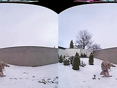 Snaring The Snowbunny - VRHush