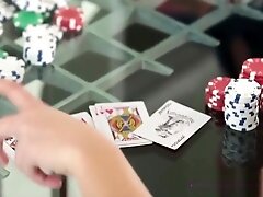 The Step fathers first swap poker chips then Step daughters