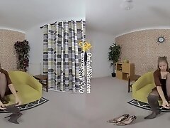 Stephanie Bonham Carter - Sexy Pantyhose; Beautiful Pornstar Solo Striptease