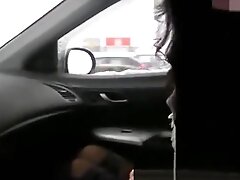 teen 18+ blowjob and swallow in car