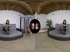 Naughty And Horny Brunette Babe Katia Casadei Showing Off Her Amazing Looking Toes And Feet - VRFootFetish