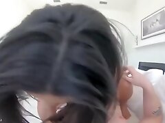 Busty Babe In Pink Fingers Ass When Getting Pussy Fucked - Autumn Falls