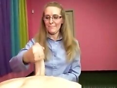 Milf big cock handjob