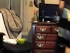 Skanky BBW Dancing & Shaking Her Fat Ass & Titties 4