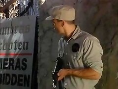 Army babe with wonderful pointer Step sisters is drilled during patrol in outdoor tent