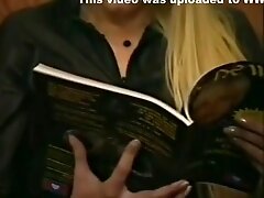 Pool Hustler Woman in Leather Beats Players Balls Gaming CBT Beat Down