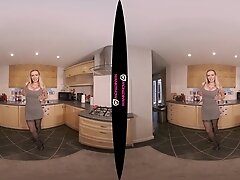 Ridiculously Horny - Huge Tits Pornstar Amber Jayne Striptease