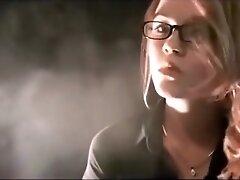 Beautiful blonde girl smoking her VS120s... Mika