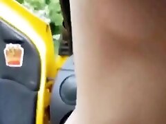 Sex im Auto mit einer Br&uuml nette Schlampe