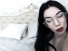 Camgirl moaning and masturbating