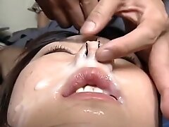 Hottest Japanese model Mao Aizawa in Fabulous BDSM, Facial JAV clip